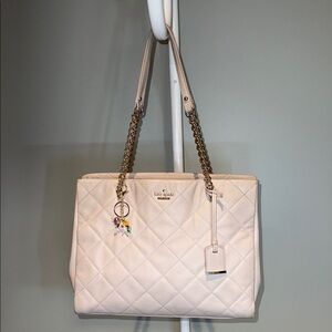 Kate Spade Blush Quilted Tote